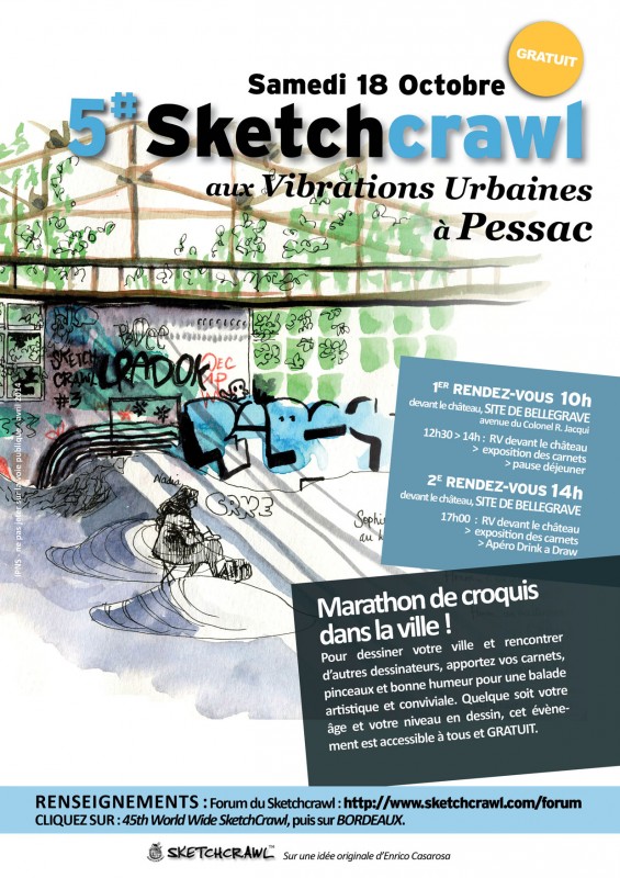 45e Sketchcrawl à Pessac