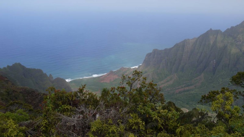 Côte de Napali, vue de Kalalau