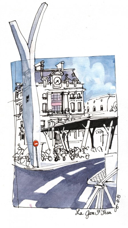 Illustration Bordeaux, julie blaquié