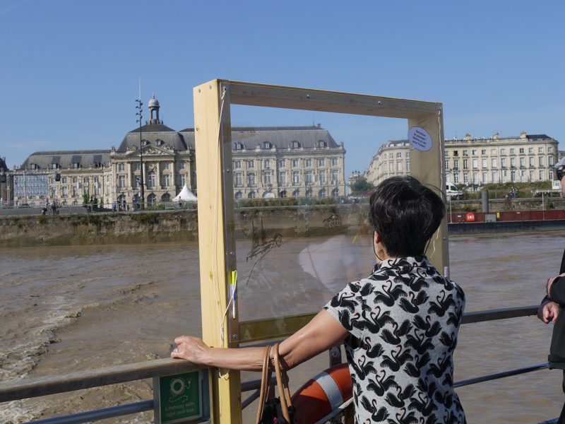 Agora, carnet de voyage, bateau bus, bat3, Bordeaux, dessin, illustratrice, julie blaquié