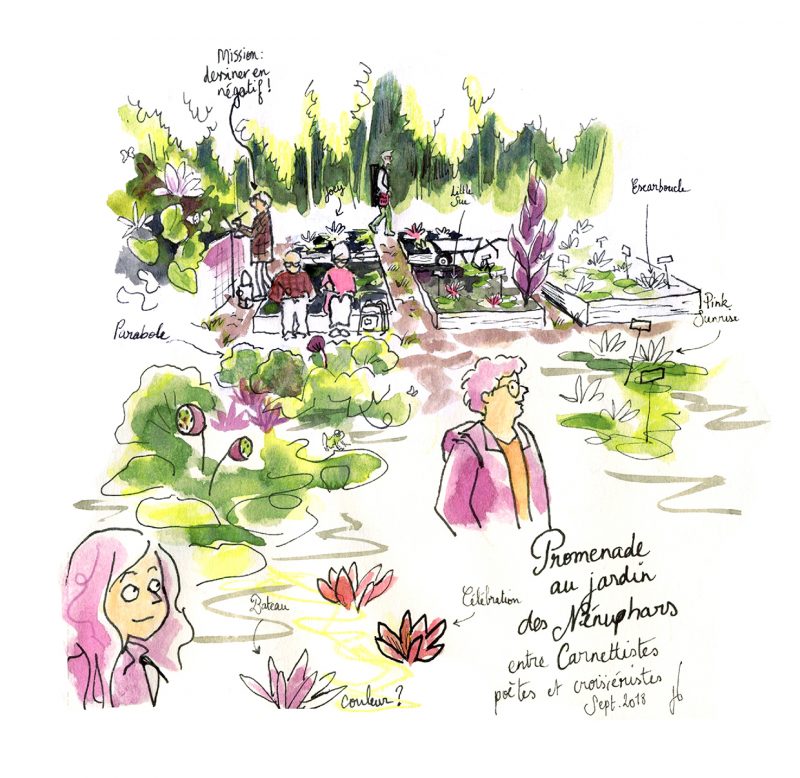 Illustration Bordeaux, julie blaquié, carnet de voyage
