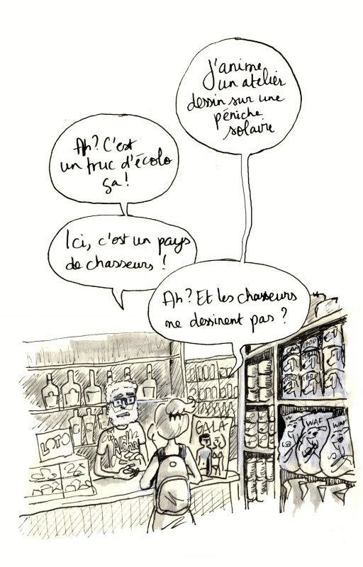 Illustration Bordeaux, julie blaquié, carnet de voyage