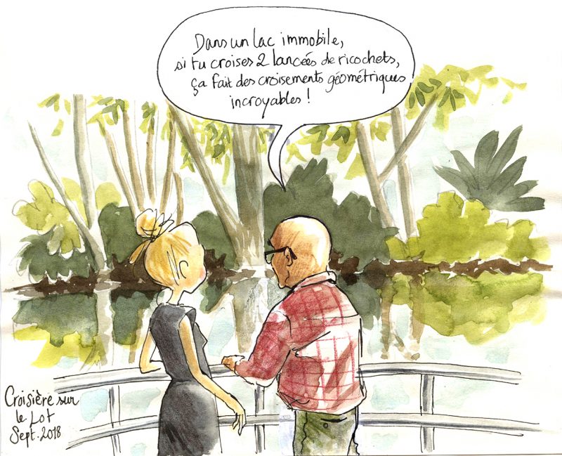 Illustration Bordeaux, julie blaquié, carnet de voyage